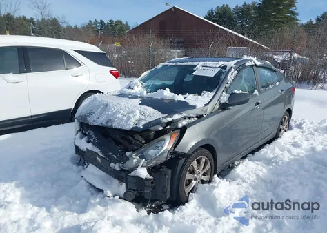 2012 Hyundai Accent Gls из США, поврежденный, VIN KMHCU4AE9CU167338